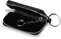Pouzdro na klíče kožený organizér - černý - 3