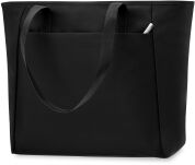 Peterson velká dámská taška prostorná shopper taška loďka na rameno voděodolná A4 - černá - 3