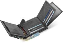 Prostorná kožená pánská peněženka always wild proti krádeži rfid secure - hnědá - 6