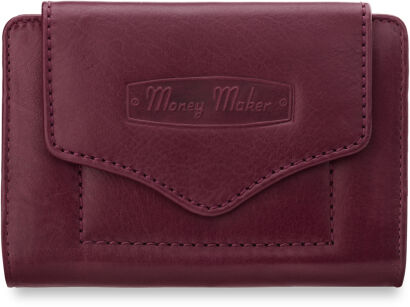 Kožená dámská peněženka money maker na mince - fialová