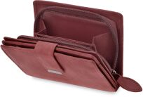 Příruční dámská peněženka s přihrádkami fialová - 3