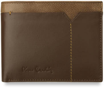Pánská kožená peněženka pierre cardin v krabičce hnědá