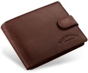 Pánská kožená peněženka BAG STREET na šířku – vínová - 2