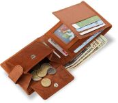 Pánská kožená peněženka BAG STREET na šířku – vínová - 4