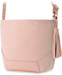 Univerzální crossbody kabelka s třásněmi boho - růžová - 2