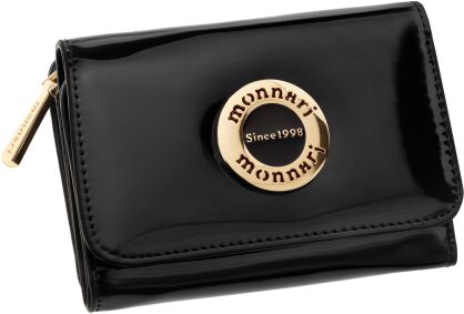 Monnari malá dámská lakovaná peněženka elegantní peněženka - černá