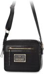 Monnari jednokomorová dámská měkká prošívaná kabelka crossbody - černá - 4