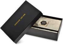 Monnari kovová dámská kožená elegantní lesklá peněženka - zlatá - 5