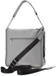 Objemná dámská taška monnari velká listonoška crossbody taška přes rameno městská volná shopperka - šedá - 3