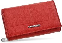 Dámská kožená peněženka jennifer jones pojemná portmonetka na zip s ochranou karty rfid - 3