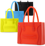 Originální silikonová kabelka phantom shopper - červená - 4
