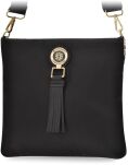 Monnari dámská kabelka klasická sportovní crossbody s třásněmi - černá - 5