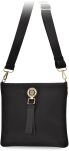 Monnari dámská kabelka klasická sportovní crossbody s třásněmi - černá - 2