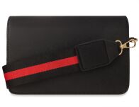 Sportovní listonoška s potiskem mládežnická dámská kabelka s graffiti – černá - 3