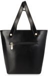 Prošívaný kufřík monnari dámská kabelka malý shopper bag - černý - 3