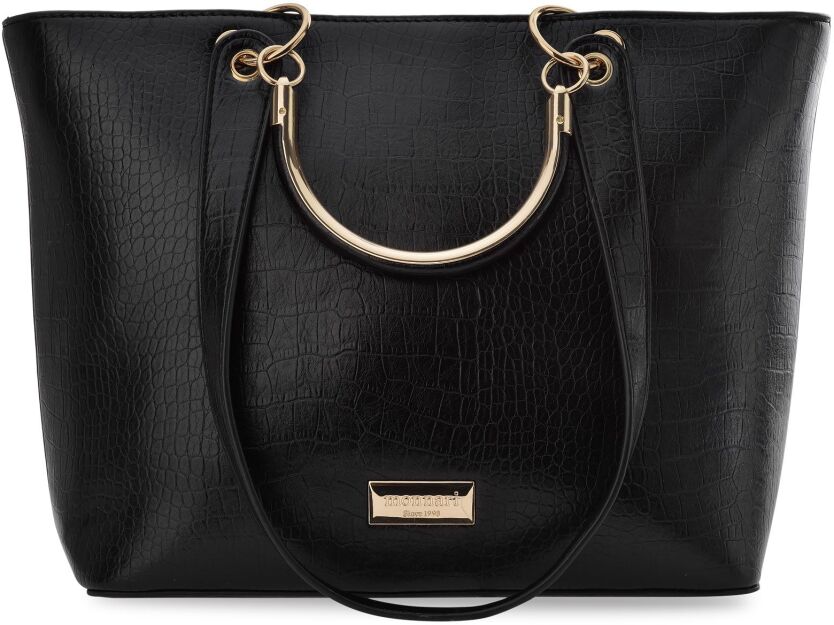 Monnari klasická dámská velká kabelka loďka shopper na rameno - černá