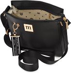 Monnari kabelka listonoška elegantní malá taška přes rameno - černá - 4