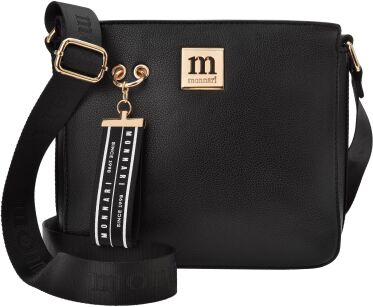Monnari kabelka listonoška elegantní malá taška přes rameno - černá