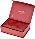 Elegantní dámská kožená lakovaná peněženka na mince rovicky se třpytivými filtry v rfid balení - stříbrná - 3