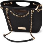 Monnari elegantní dámská duhová společenská kabelka do kufru - černá - 3