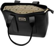 Monnari velká taška do kanceláře aktovka loď stuhlá shopper klasická A4 - černá - 2