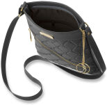 Malá dámská prošívaná crossbody kabelka – béžová - 4