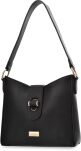 Monnari taška na každý den elegantní klasická kabelka crossbody kufřík - černá - 2