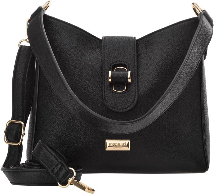 Monnari taška na každý den elegantní klasická kabelka crossbody kufřík - černá