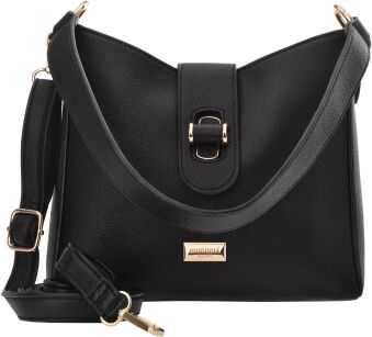 Monnari taška na každý den elegantní klasická kabelka crossbody kufřík - černá