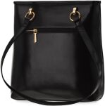 Monnari lakovaná dámská shopper kabelka s kapsami prošívaná velká kabelka přes rameno - černá - 3