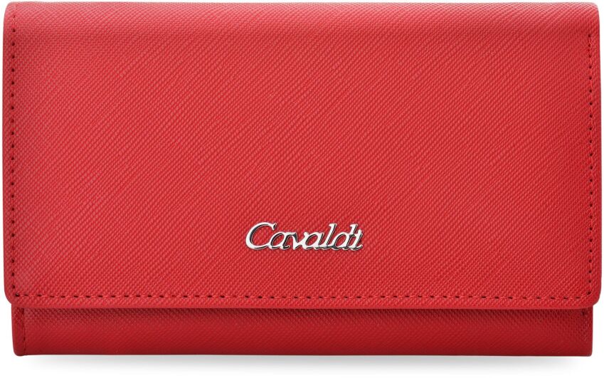Cavaldi klasická malá dámská peněženka peněženka v elegantní krabičce - červená