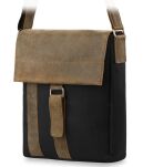 Pánská stylová taška do města listonoška přírodní kůže hnědá - 2