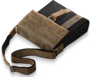 Pánská stylová taška do města listonoška přírodní kůže hnědá - 5