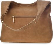 Monnari dámská kabelka typu pytel velká zamszová nubuková shopper taška na rameno - camel - 3