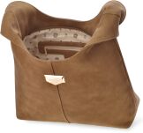 Monnari dámská kabelka typu pytel velká zamszová nubuková shopper taška na rameno - camel - 4