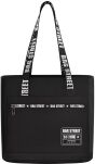 Městská dámská sportovní taška velká kabelka shopper – černá - 5