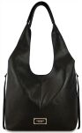 Monnari dámská taška vak shopper volná kabelka 2v1 + crossbody - černá - 4