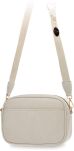 Dámská kabelka Peterson se dvěma crossbody popruhy přes rameno - béžová - 2