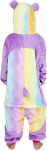 Jednodílné kigurumi pyžamo dětský overal kostým onesie - pastelová fialová panda - 4