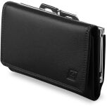 Elegantní dámská peněženka a-art kožená se zapínáním černá - 2