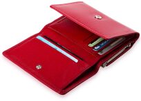 Elegantní dámská peněženka a-art kožená se zapínáním černá - 6