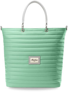 Pikovaná dámská shopper kabelka must have - mátová