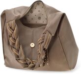 Monnari dámská taška pytel volná měkká kabelka shopper s ramenním popruhem - béžová - 3