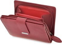 Příruční dámská peněženka s přihrádkami červená - 3