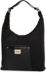 Monnari klasická dámská shopper bag volná měkká taška přes rameno s kapsou - černá - 2
