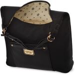 Monnari klasická dámská shopper bag volná měkká taška přes rameno s kapsou - černá - 4