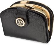 Monnari malá kožená tříprvková dámská peněženka - černá - 5