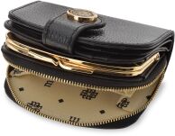 Monnari malá kožená tříprvková dámská peněženka - černá - 3